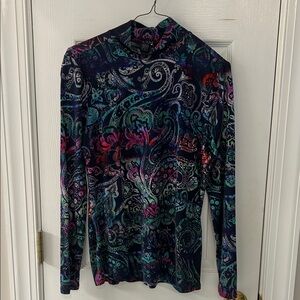 Paisley Long Sleeve Top